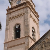 Gonnostramatza, camapanile della Chiesa parrocchiale di San Michele Arcangelo