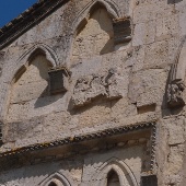 Mogoro, Convento Carmelitano di Nostra Signora del Carmine - Particolare della facciata