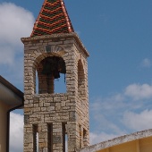 Siris, Chiesa parrocchiale di San Sebastiano - Campanile